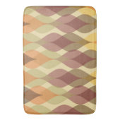 Moderne Flammenkunst des Mitteljahrhunderts Badematte (Vorderseite Vertikal)