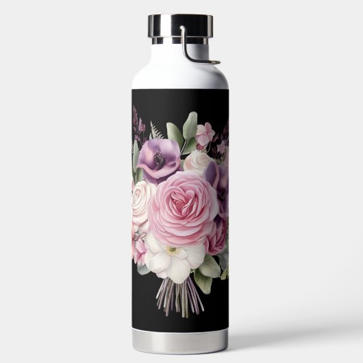 Moderne Flasche mit Blumengetränk nach Maß (links)
