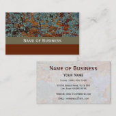 Moderne Flechten-Stein-Beschaffenheit Visitenkarte (Vorne/Hinten)