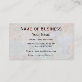 Moderne Flechten-Stein-Beschaffenheit Visitenkarte (Rückseite)