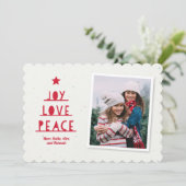 Moderne Fleck-Optik Feiertagskarte (Stehend Vorderseite)