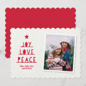 Moderne Fleck-Optik Feiertagskarte (Vorne/Hinten)