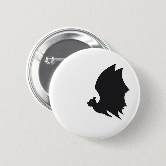 Moderne Fledermaus Button (Vorne & Hinten)