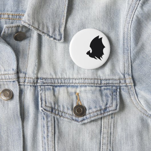 Moderne Fledermaus Button (Beispiel)
