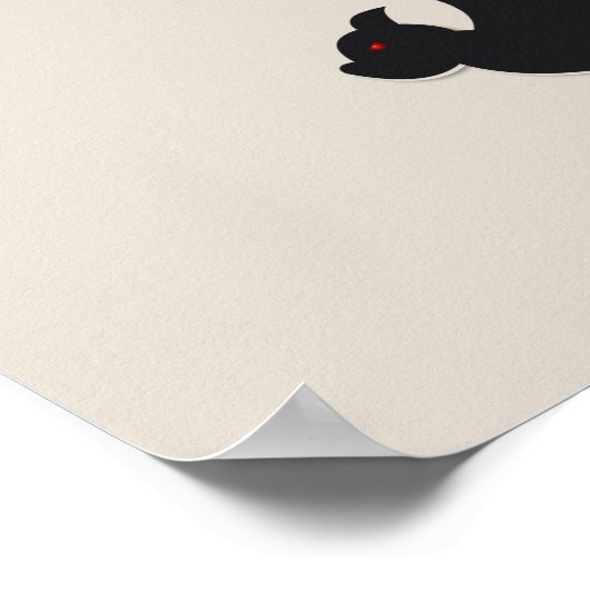 Moderne Fledermaus Poster (Ecke)