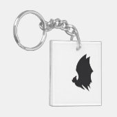 Moderne Fledermaus Schlüsselanhänger (Vorderseite links)