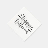 Moderne Fledermäuse glückliches Halloween Serviette (Ecke)