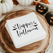 Moderne Fledermäuse glückliches Halloween Serviette