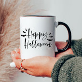 Moderne Fledermäuse glückliches Halloween Tasse