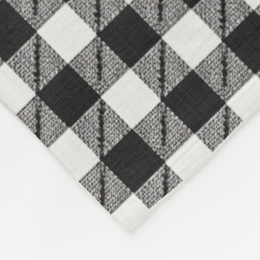 moderne Fleecedecke (Ecke)