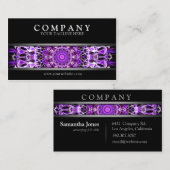 Moderne Fliege weg lila Visitenkarte (Vorne/Hinten)