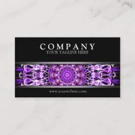 Moderne Fliege weg lila Visitenkarte