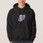 Moderne fliegende Untertasse Hoodie (Vorderseite)