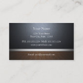 Moderne Floor and Wall Business Card Visitenkarte (Rückseite)