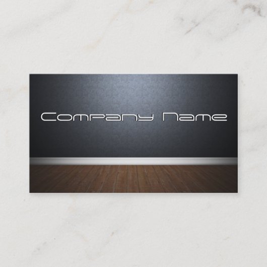 Moderne Floor and Wall Business Card Visitenkarte (Vorderseite)