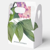 Moderne floral Boho Calligrafy Wedding Vielen Dank Geschenkschachtel (Geöffnet)