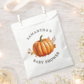 Moderne Floral Fall Babydusche Geschenktütchen (Ausgeschnitten)