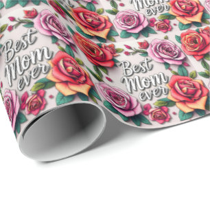 Moderne floral luxuriöse Geschenksammlung Geschenkpapier