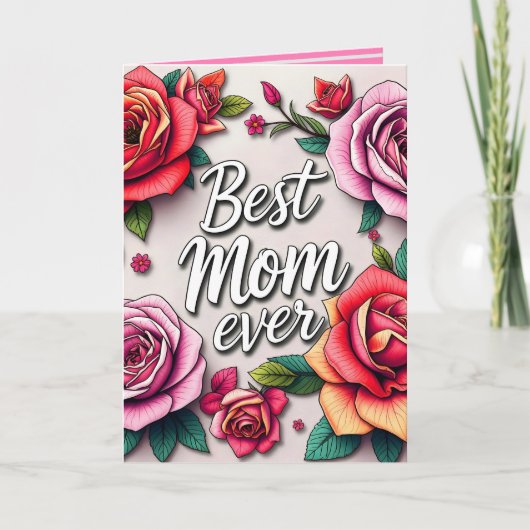 Moderne floral luxuriöse Geschenksammlung Karte (Vorderseite)