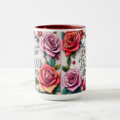 Moderne floral luxuriöse Geschenksammlung Tasse (Zentrum)