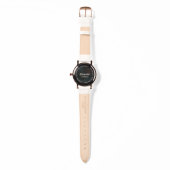 Moderne Floral Paisley eWatch Uhren (Rückseite)