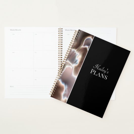 Moderne floral personalize Name Planner Planer (Anzeige)