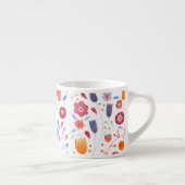 Moderne Floral Watercolor Espressotasse (Rechts)
