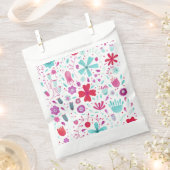 Moderne Floral Watercolor Geschenktütchen (Ausgeschnitten)