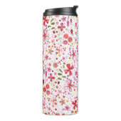 Moderne Floral Watercolor Thermosbecher (Nach links gedreht)