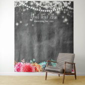 Moderne florale Boho Foto Stand Hintergrund Wandteppich (Beispiel)