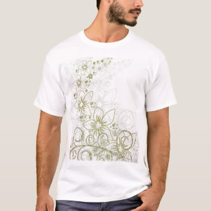 Moderne Florale Botanische Ästhetik T-Shirt