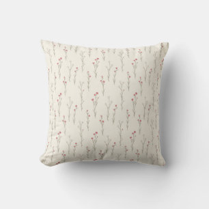 Moderne Florale Botanische Einfache Weibliche Wild Kissen