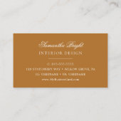 Moderne florale Bouquet Business Card Visitenkarte (Rückseite)