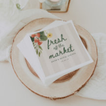 Moderne Florale Frisch vom Markt Brautparty