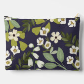 Moderne Florale Gestaltung mit anpassbarem Hinterg Zubehörtasche (Rückseite)