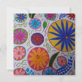 Moderne florale Grußkarte