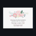 Moderne florale Hochzeitskarte Begleitkarte<br><div class="desc">Eine elegante Blumenbildermalerei mit maßgeschneiderten Hochzeitskarten für Empfang. Ideal für jede Sommer- oder Frühjahrshochzeit. Besuchen Sie unseren Shop für passende Produkte und mehr Bridal Schreibwaren und Favoriten.</div>