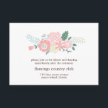 Moderne florale Hochzeitskarte Begleitkarte<br><div class="desc">Eine elegante Blumenbildermalerei mit maßgeschneiderten Hochzeitskarten für Empfang. Ideal für jede Sommer- oder Frühjahrshochzeit. Besuchen Sie unseren Shop für passende Produkte und mehr Bridal Schreibwaren und Favoriten.</div>