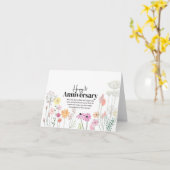 Moderne florale Hochzeitskarte Karte (Gelbe Blume)