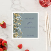 Moderne Florale Hochzeitsservietten Serviette (Beispiel)