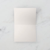 Moderne florale illustrierte botanische Pink- und  Dankeskarte (Innenseite)