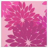 Moderne florale Kimono Print, Rosa, Fuchsia und We Stoff (Nahaufnahme)