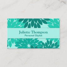 Moderne florale Kimono Print, Türkis, Aquamarin & 