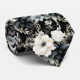 Moderne Florale Krawatte Formelle Anlässe