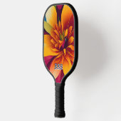 Moderne florale Kunst Pickleball Schläger (Links)