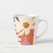 Moderne florale künstlerische Daisies Natur Wohnge Milchtasse (Rechts)