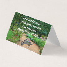 Moderne florale Landschaftskarte