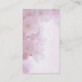 Moderne florale Monogramm schlicht minimalistisch Visitenkarte (Rückseite)