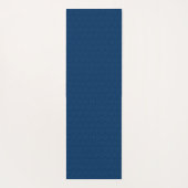 Moderne florale Monogramm Yogamatte (Rückseite)