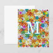 Moderne florale Muster Bright Colors (Vorne/Hinten)